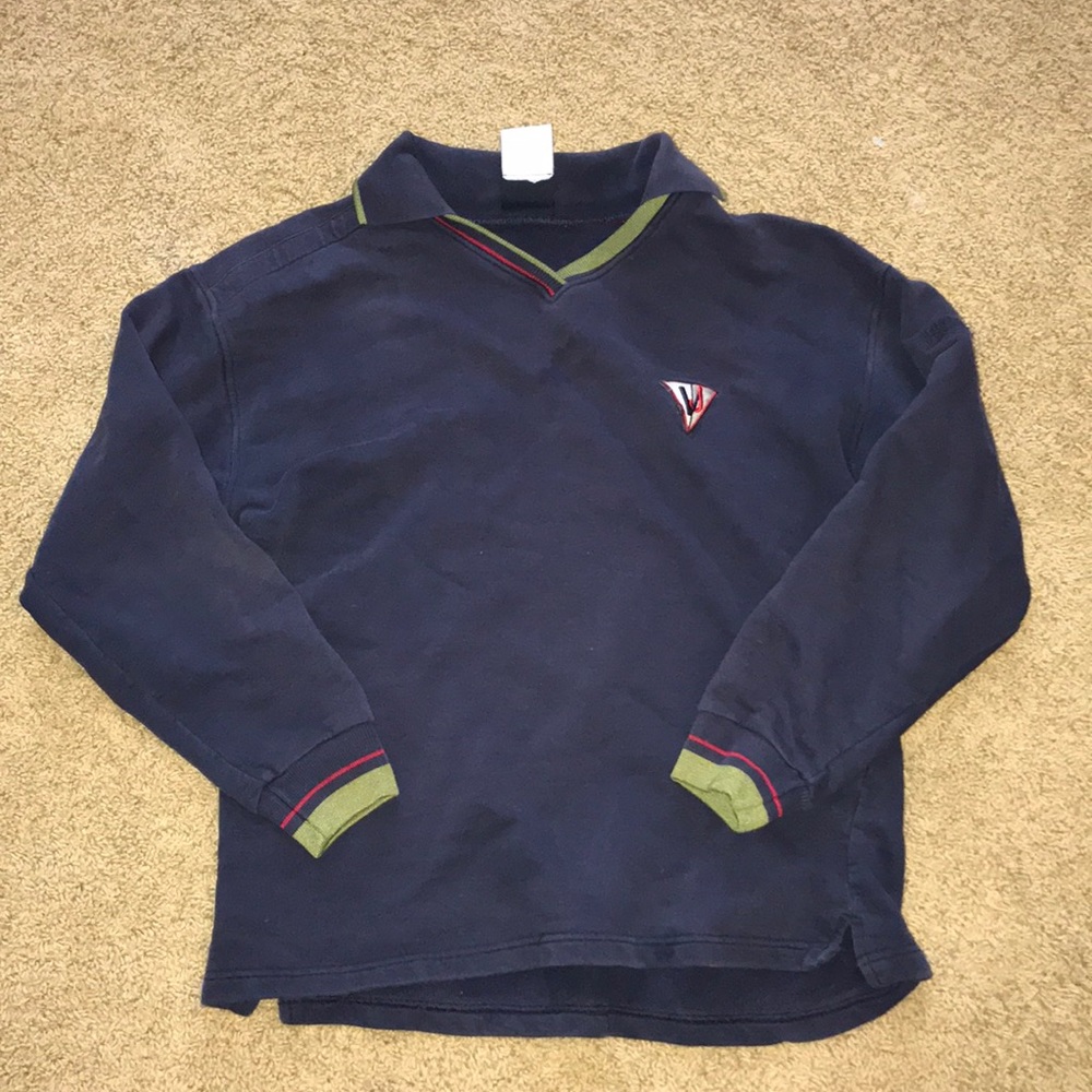 Authentic Versace sweatshirt with foldable collar